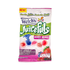 One unit of Welch's Juicefuls Berry Blast - Fruit Snacks 4 oz