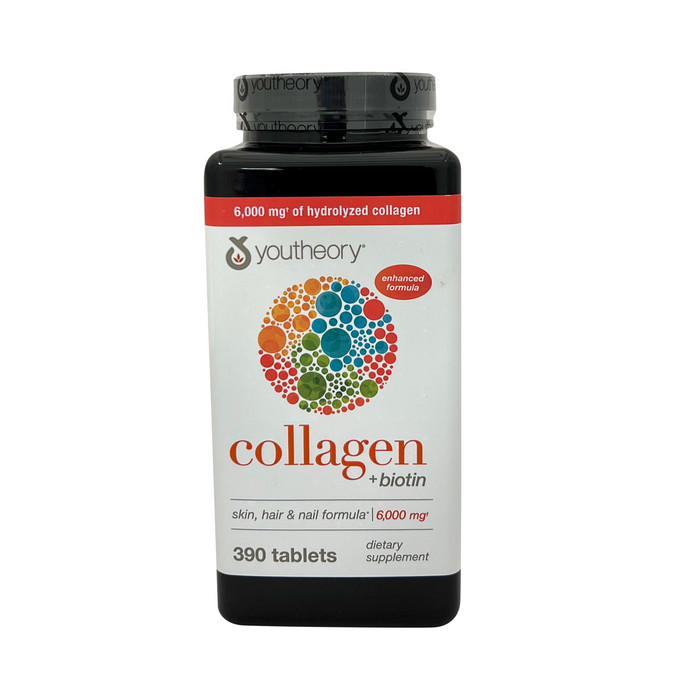 Youtheory Collagen + Biotin Enhanced Formula 390 tablets