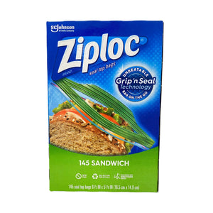 Box of Ziploc 145 Seal Top Sandwich Bags