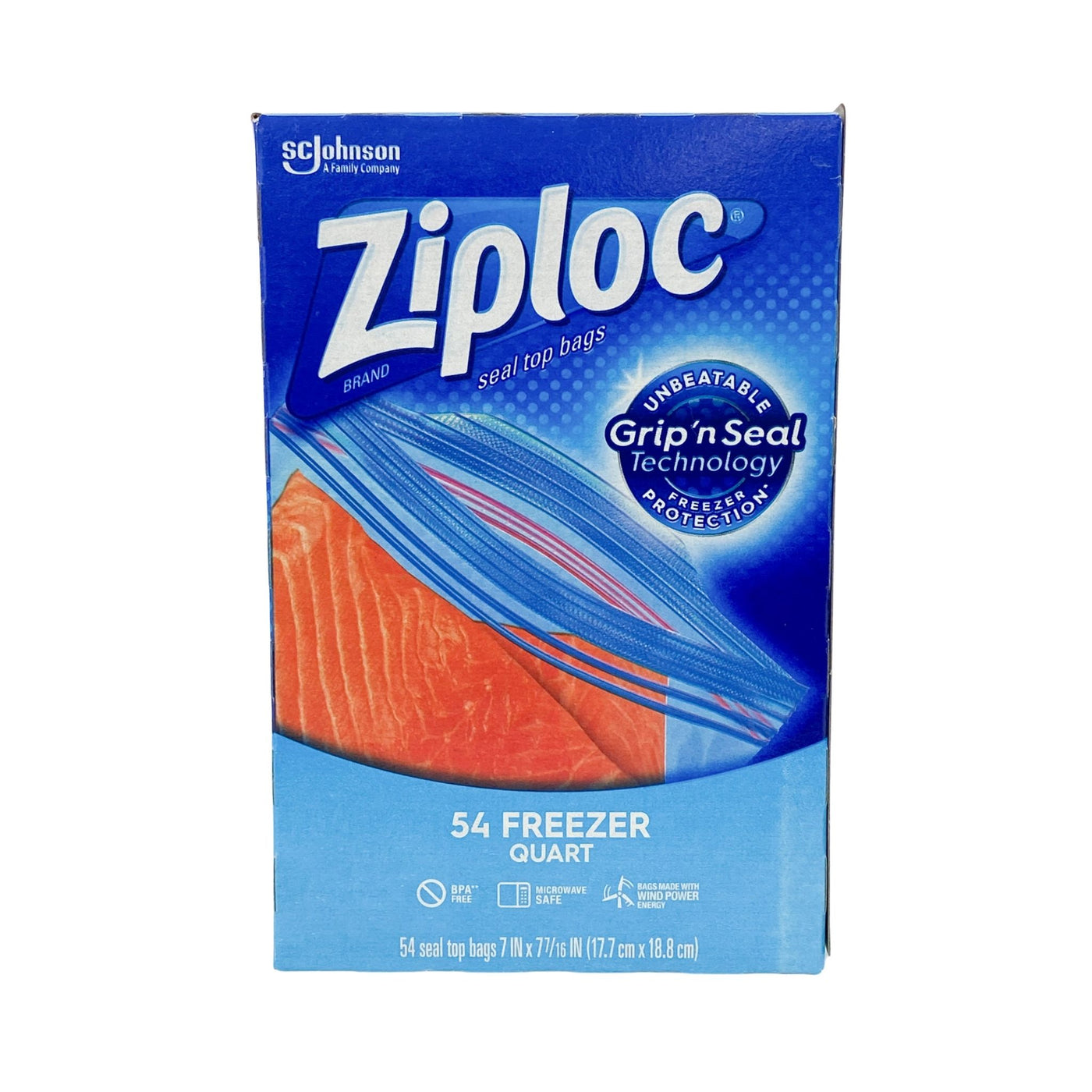 Sc Johnson Ziploc Seal Top Bags Freezer 2 Gallon 10 bags