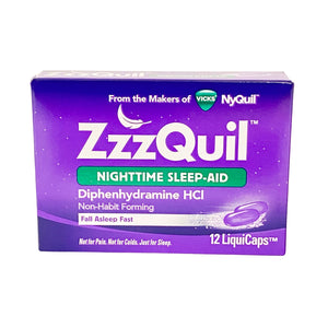 ZzzQuil Nighttime Sleep-Aid 12 LiquiCaps